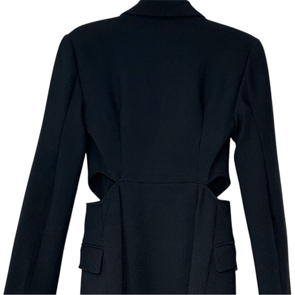 NWT Jonathan SIMKHAI Black Jayda Cut-Out Crepe Blazer Dress size 2 Office Siren - Picture 15 of 16